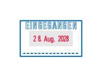 Vorschau: Trodat Printy Dater 4750/L EINGEGANGEN (41x24 mm, blau/rot) Vorschau: Trodat Printy Dater 4750/L EINGEGANGEN (41x24 mm, blau/rot)