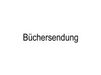Vorschau: Stempel Büchersendung Vorschau: Stempel Büchersendung