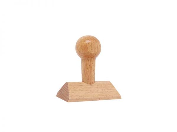 Holzstempel individuell eckig (60x40 mm, 8 Zeilen)