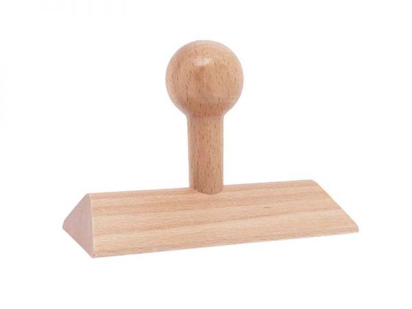 Holzstempel individuell eckig (110x90 mm, 18 Zeilen)