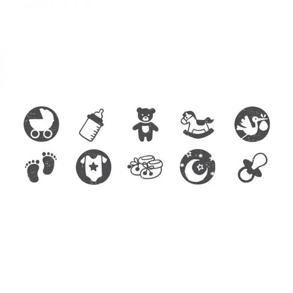 Babystempel "Hallo kleiner Sonnenschein"