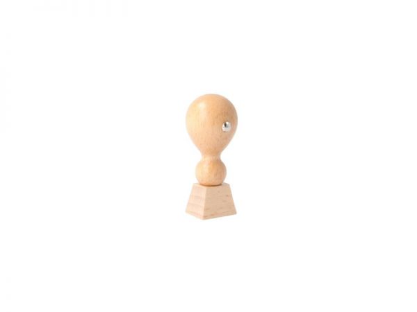 Holzstempel individuell eckig (20x15 mm, 3 Zeilen)