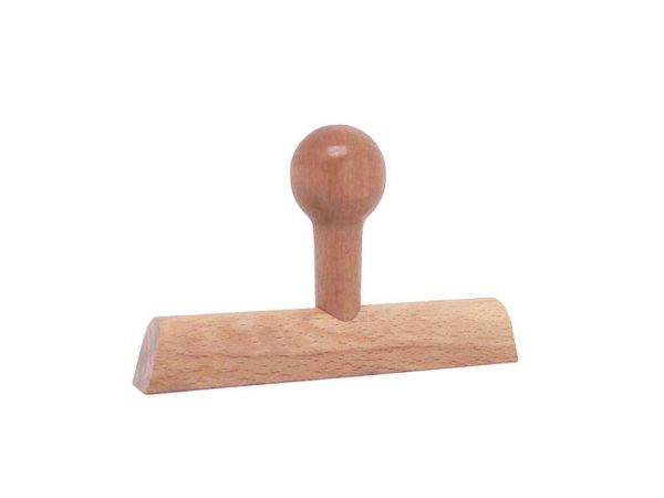 Holzstempel individuell eckig (110x15 mm, 3 Zeilen)
