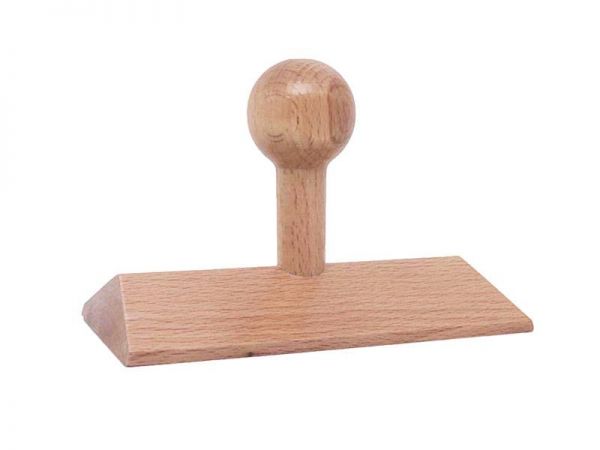 Holzstempel individuell eckig (120x70 mm, 14 Zeilen)