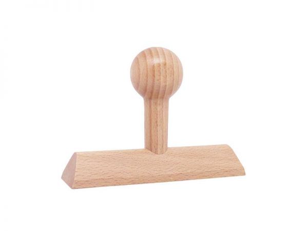 Holzstempel individuell eckig (110x30 mm, 6 Zeilen)