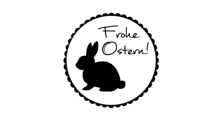 Oster-Motivstempel rund Ø 30 mm Holz