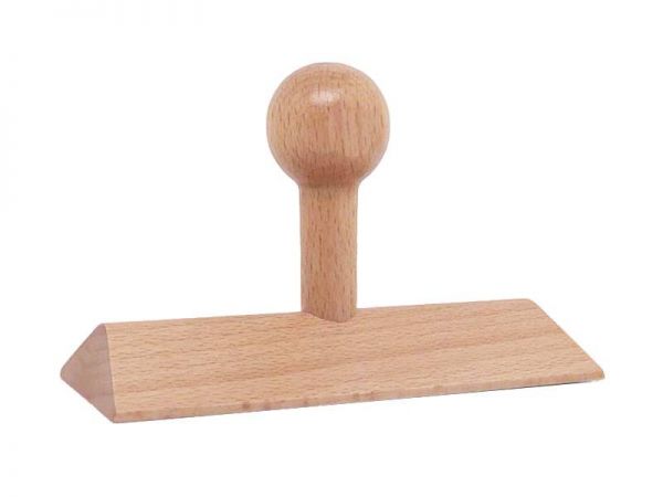 Holzstempel individuell eckig (130x80 mm, 16 Zeilen)