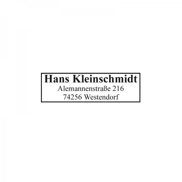 modico 2 (37x11 mm, 3 Zeilen)