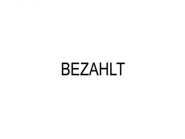 Stempel Bezahlt