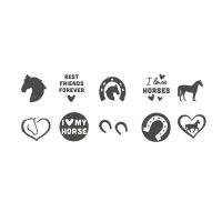 Vorschau: Stempelset Pferde "I love my horse" Vorschau: Stempelset Pferde "I love my horse"