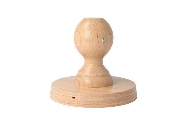 Holzstempel individuell rund (Ø 110 mm)