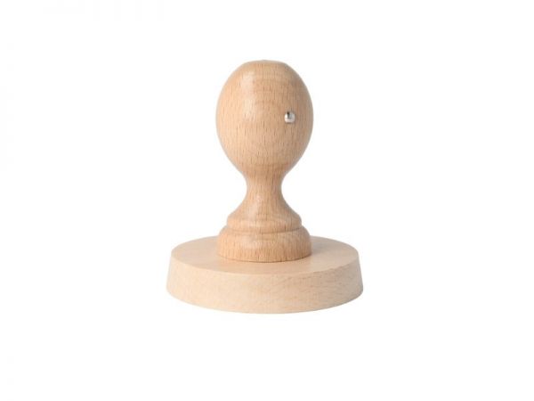 Holzstempel individuell rund (Ø 85 mm)