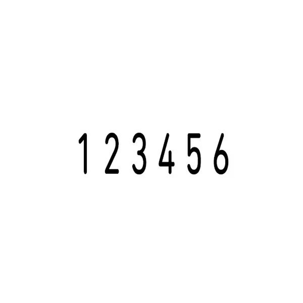 Trodat Printy 4846 Ziffernstempel (SH 4 mm, 6 Stellen)