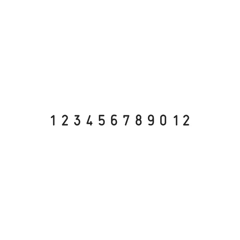 Trodat Classic Ziffernstempel 15412 (55x4 mm)