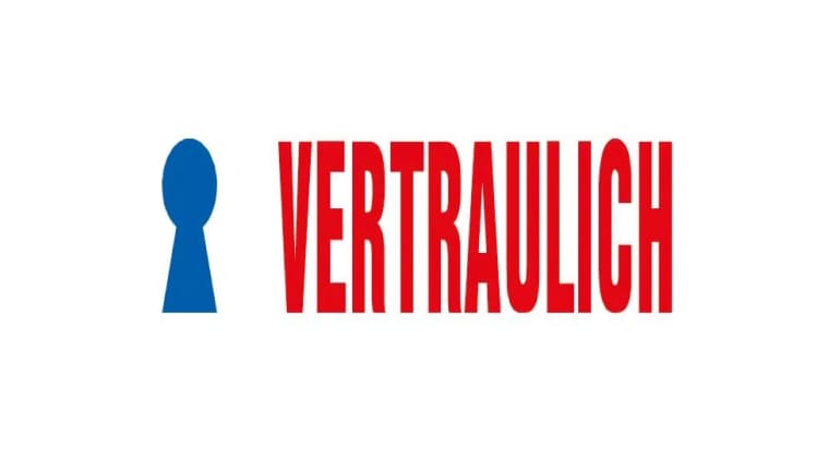 Lagertext VERTRAULICH Trodat Office Printy 4912