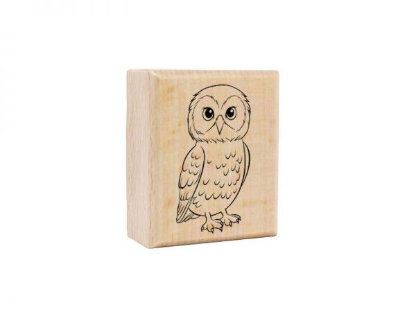Motivstempel Schneeeule (60x50 mm)