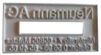 Stempelplatte Trodat Classic Datumstempel 2910/P06 (60x35 mm, 6 Zeilen) Stempelplatte Trodat Classic Datumstempel 2910/P06 (60x35 mm, 6 Zeilen)