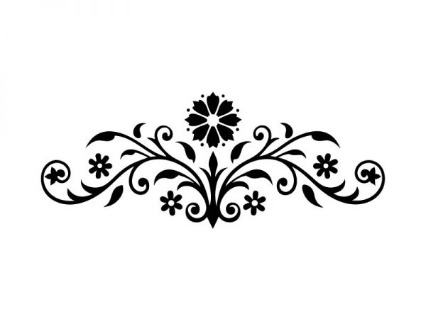 Blumenstempel (47x18 mm)