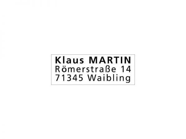 Colop Printer 10 (27x10 mm, 3 Zeilen)