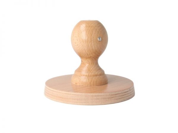 Holzstempel individuell rund (Ø 120 mm)