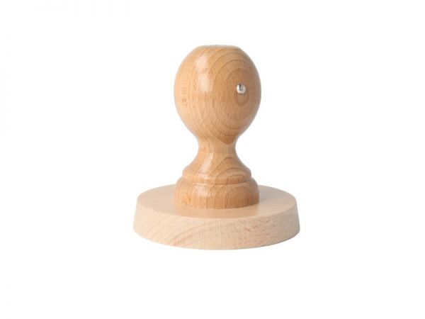 Holzstempel individuell rund (Ø 90 mm)