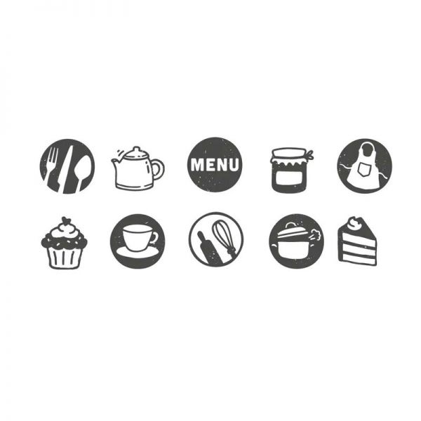 Stempelset Küche "Gutes Essen"