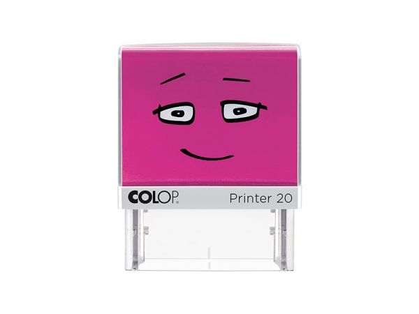 COLOP Lehrerstempel "Versuch es noch einmal" Shiny Pink