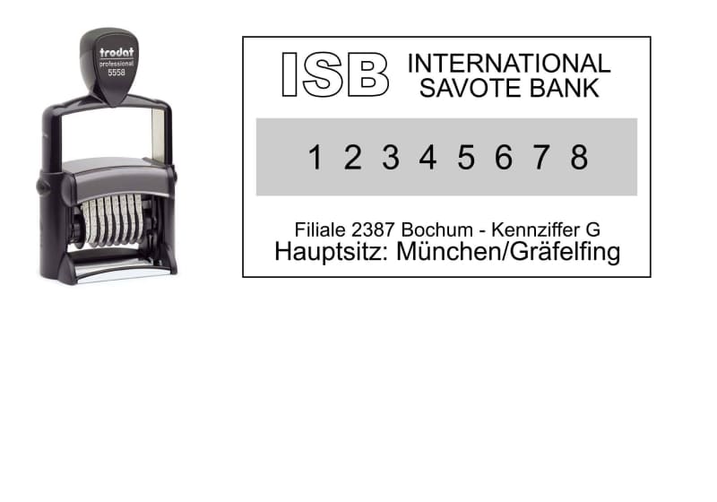 Produkt Trodat Professional Ziffernstempel 5558/PL