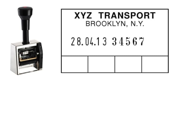 Produkt Paginierstempel DN53a Textplatte-Datum-Numeroteur